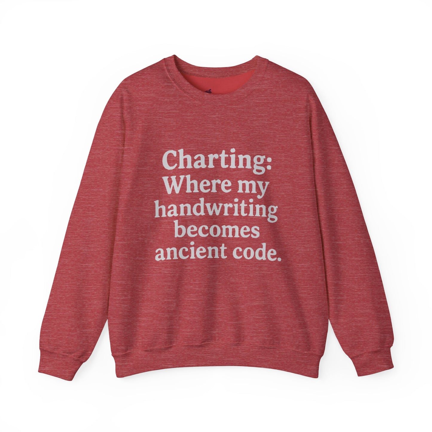 Charting: Where my handwriting becomes ancient code.