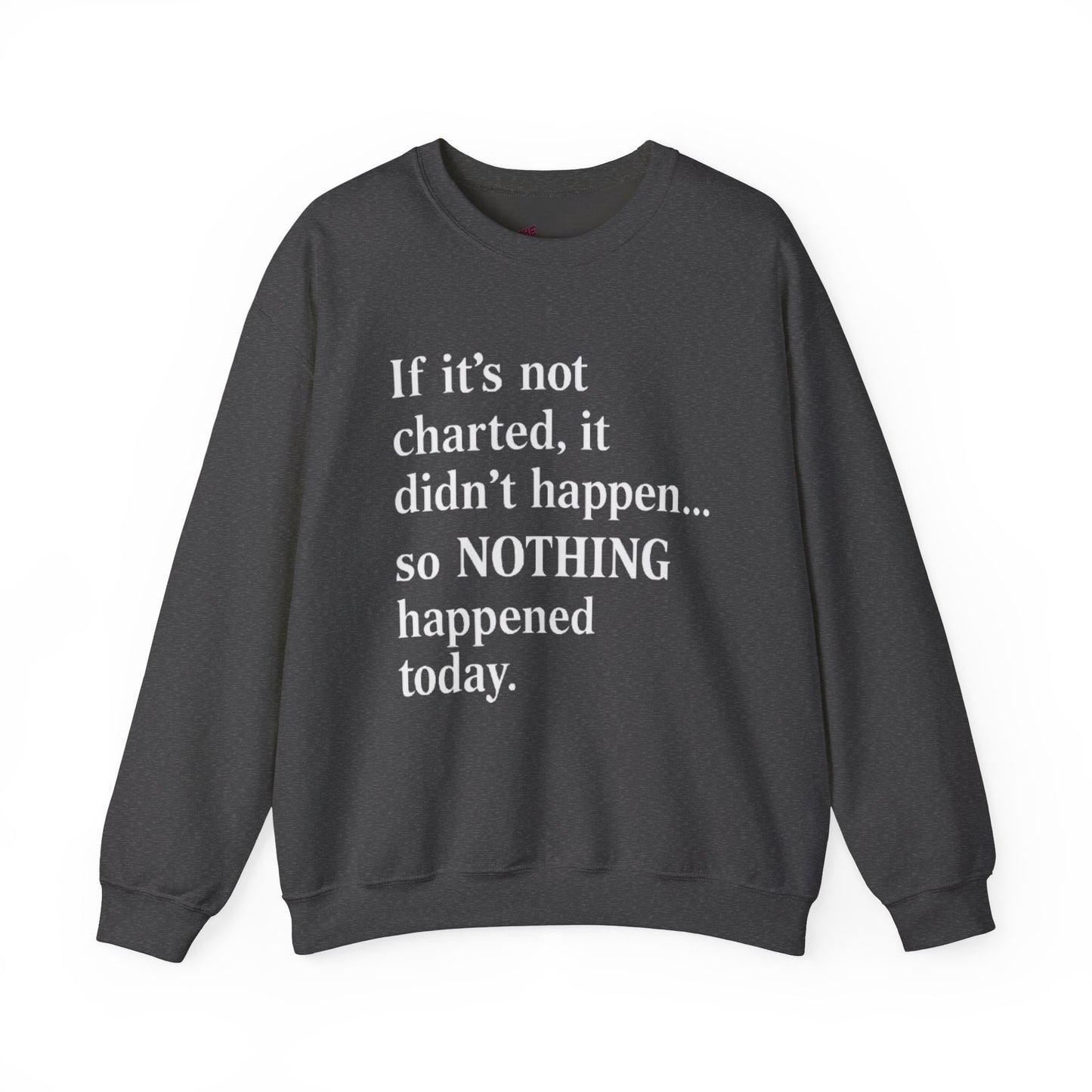 If it's not charted, it didn't happen... So NOTHING happened today.