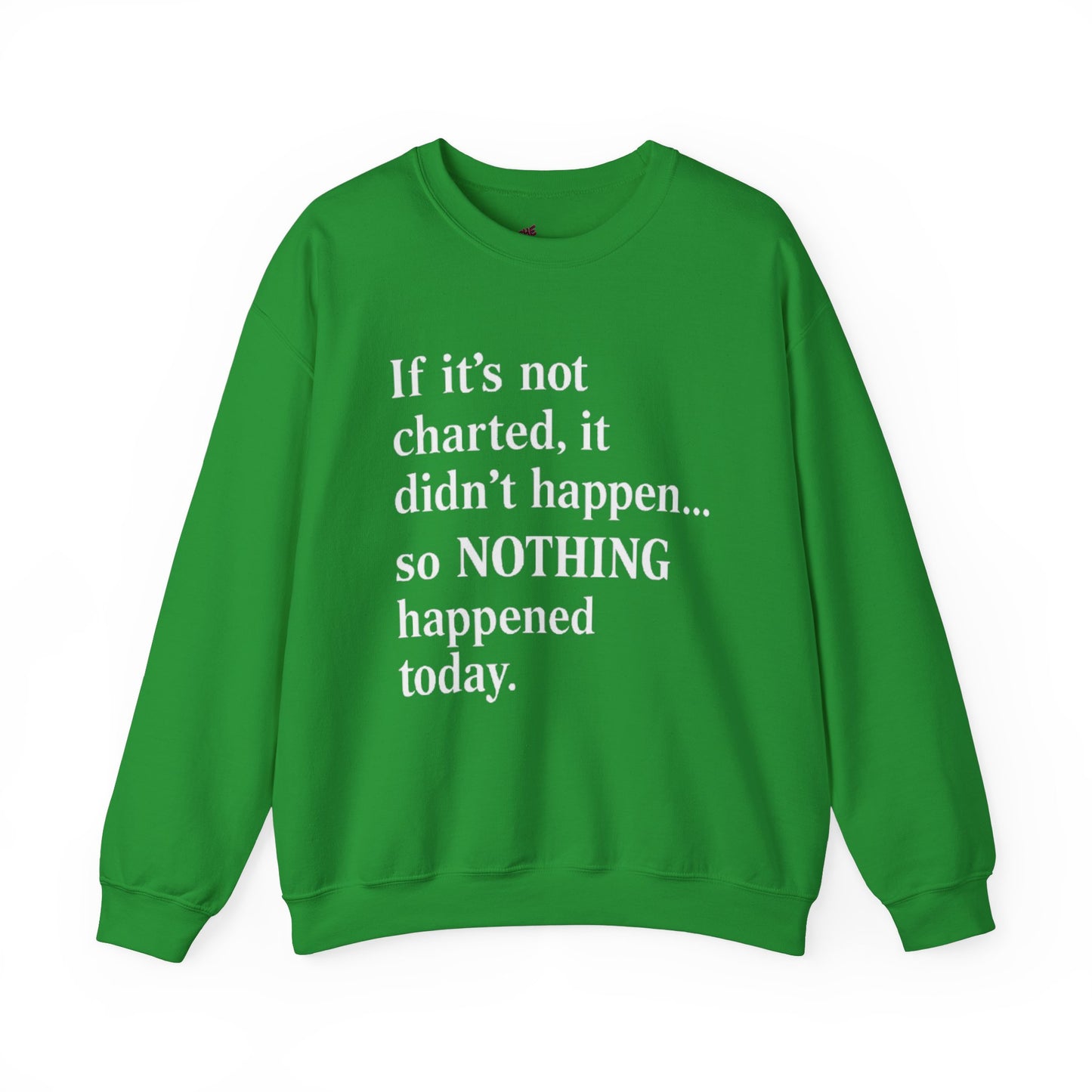 If it's not charted, it didn't happen... So NOTHING happened today.