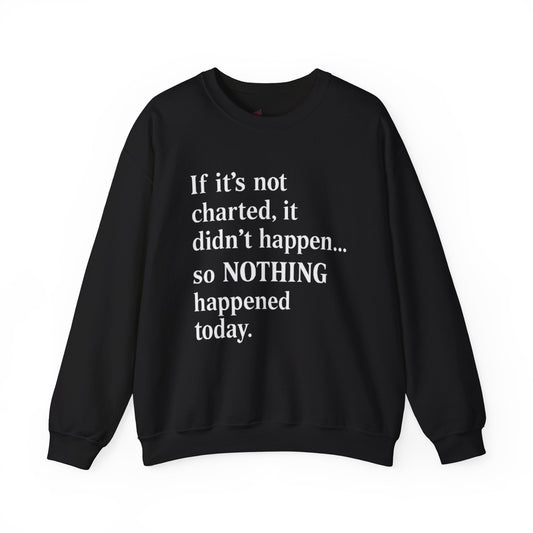 If it's not charted, it didn't happen... So NOTHING happened today.