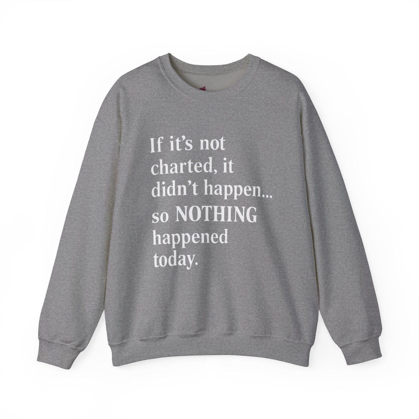 If it's not charted, it didn't happen... So NOTHING happened today.