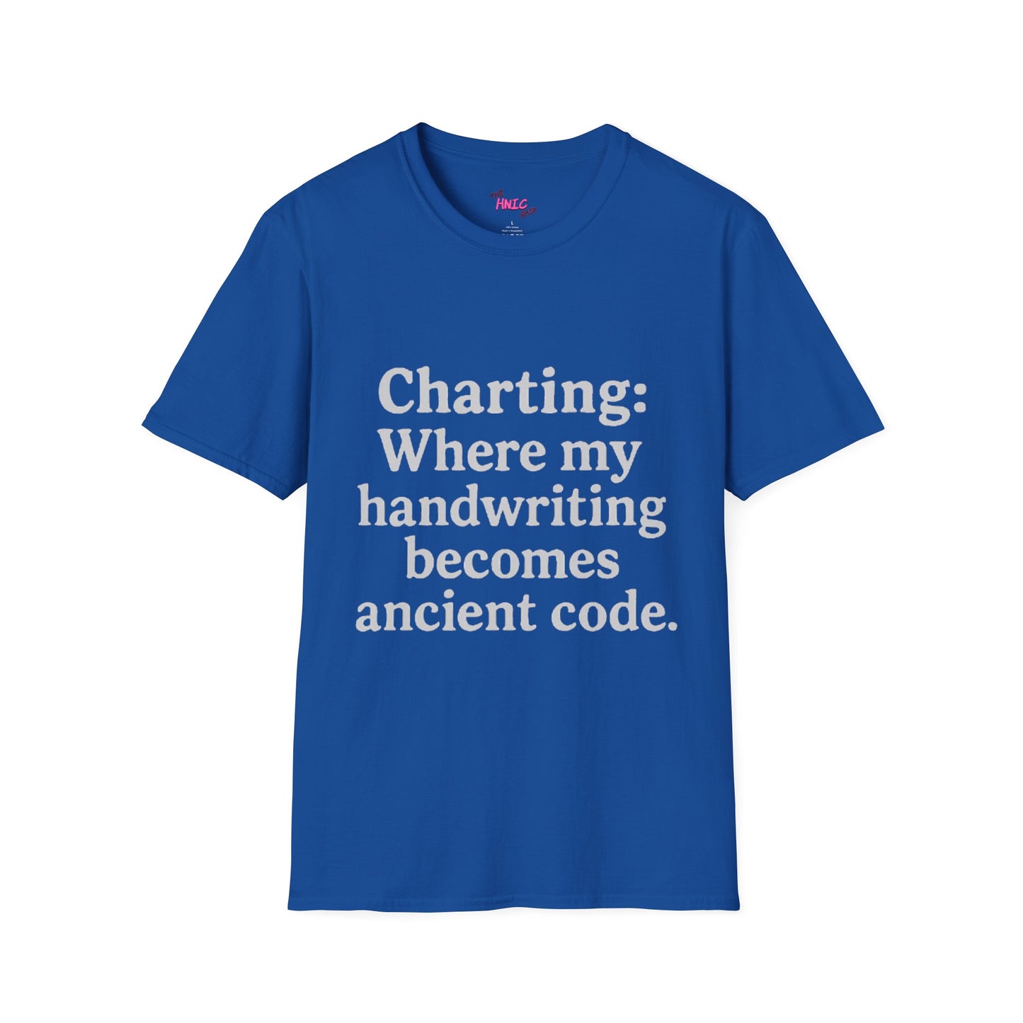 Where my handwriting becomes ancient code shirt (Unisex T-Shirt)