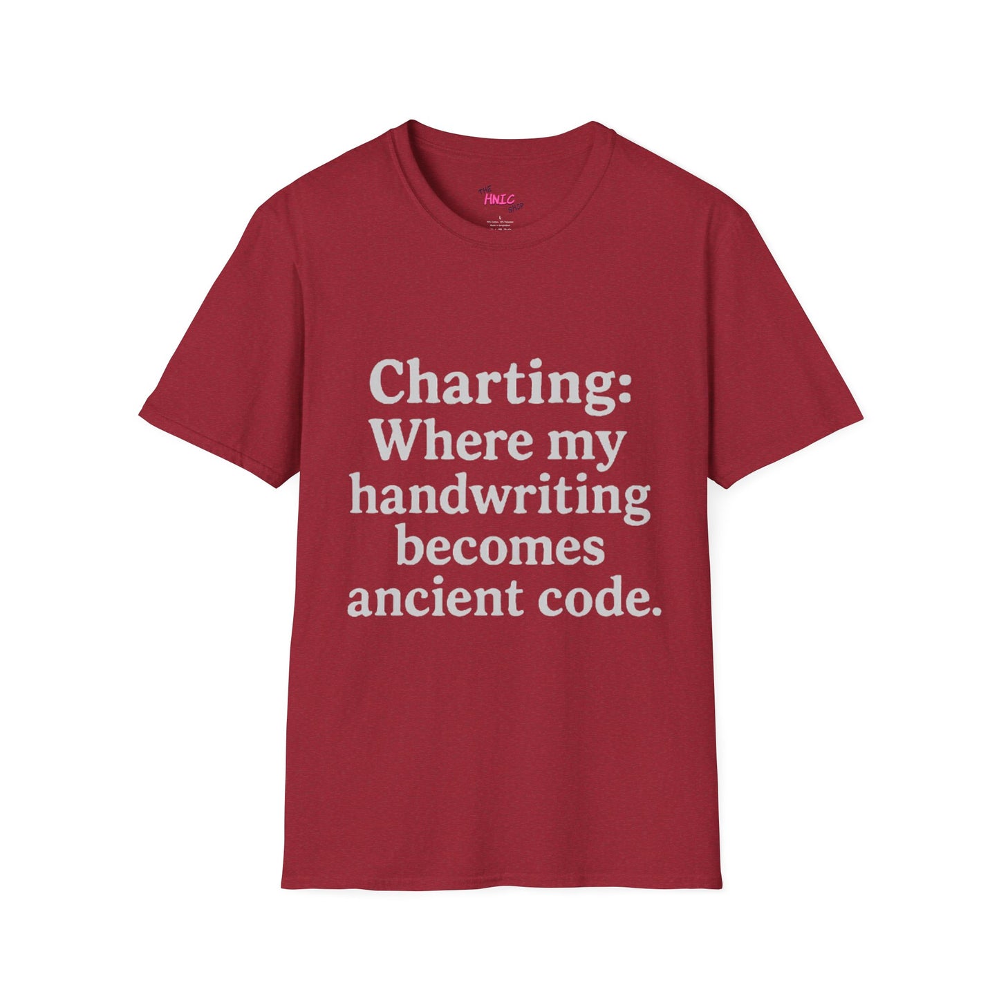 Where my handwriting becomes ancient code shirt (Unisex T-Shirt)