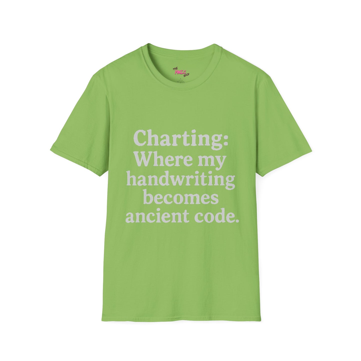 Where my handwriting becomes ancient code shirt (Unisex T-Shirt)