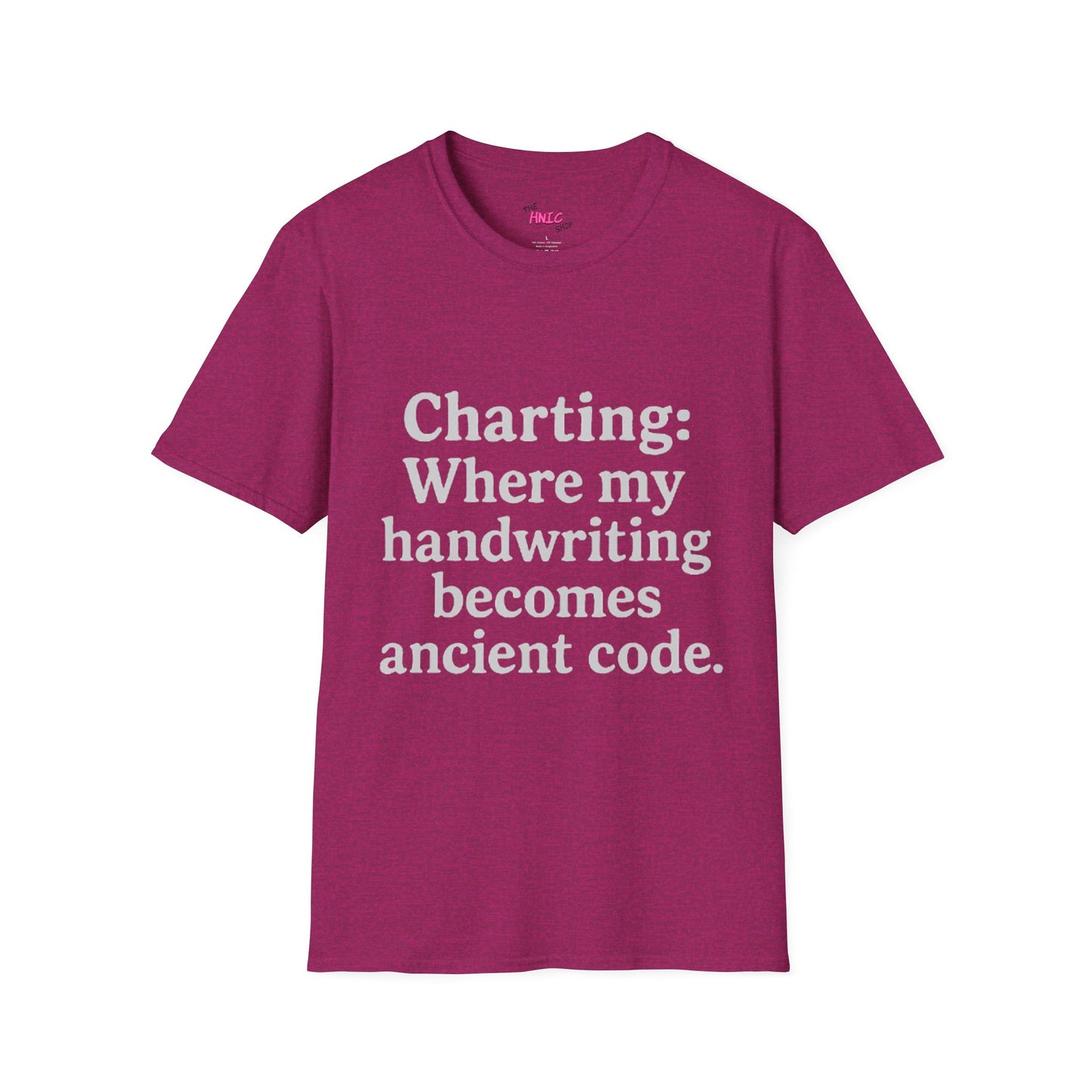 Where my handwriting becomes ancient code shirt (Unisex T-Shirt)