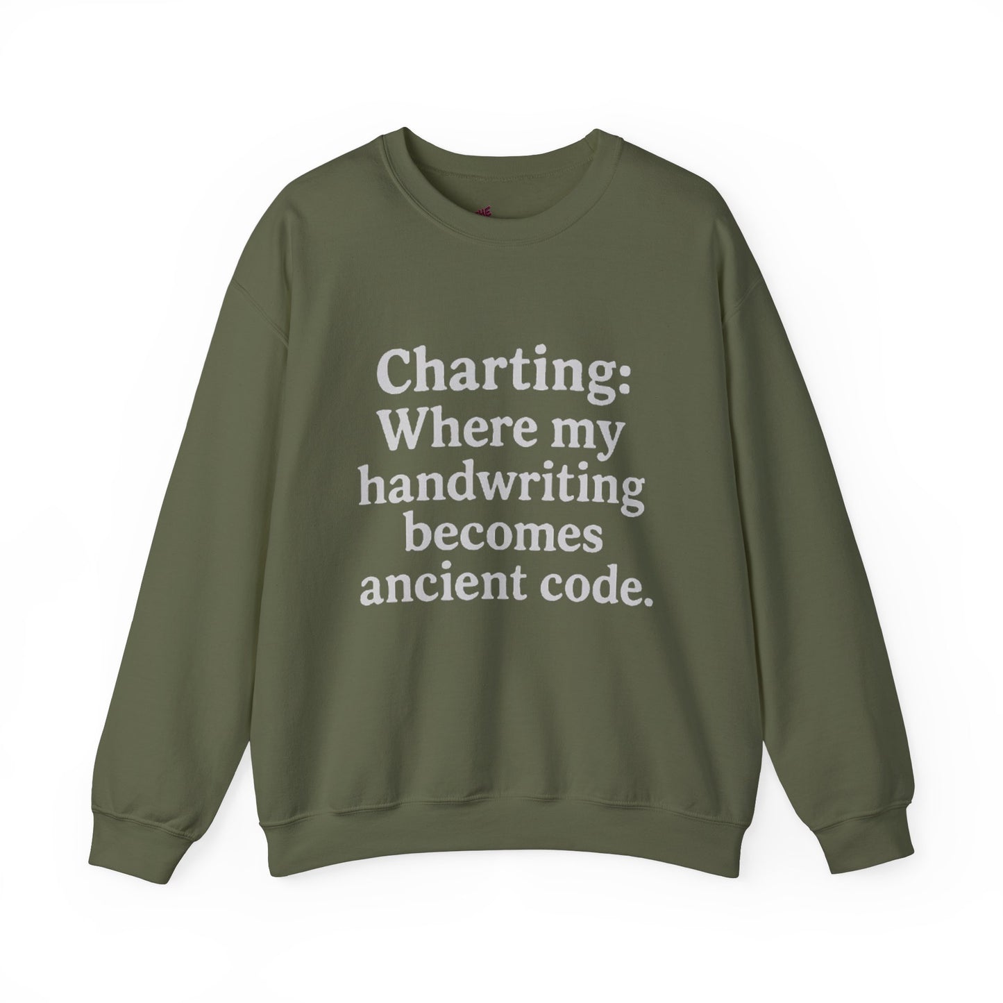 Charting: Where my handwriting becomes ancient code.