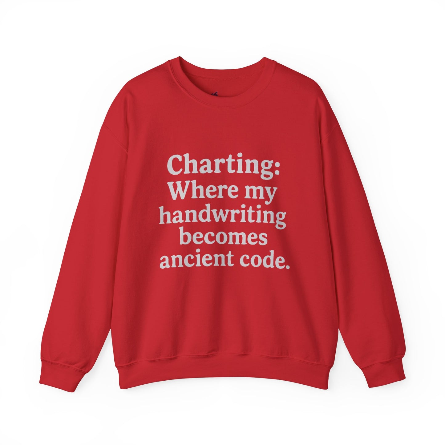 Charting: Where my handwriting becomes ancient code.