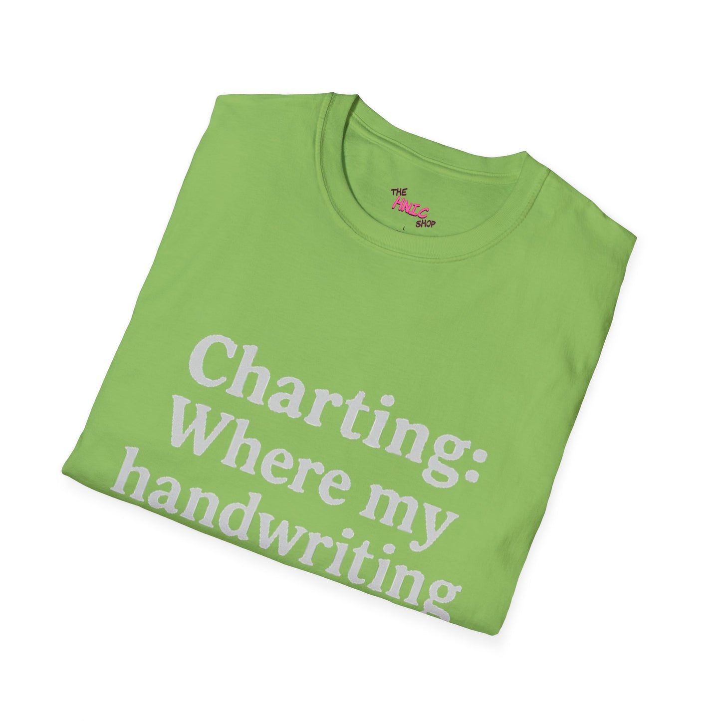 Where my handwriting becomes ancient code shirt (Unisex T-Shirt)