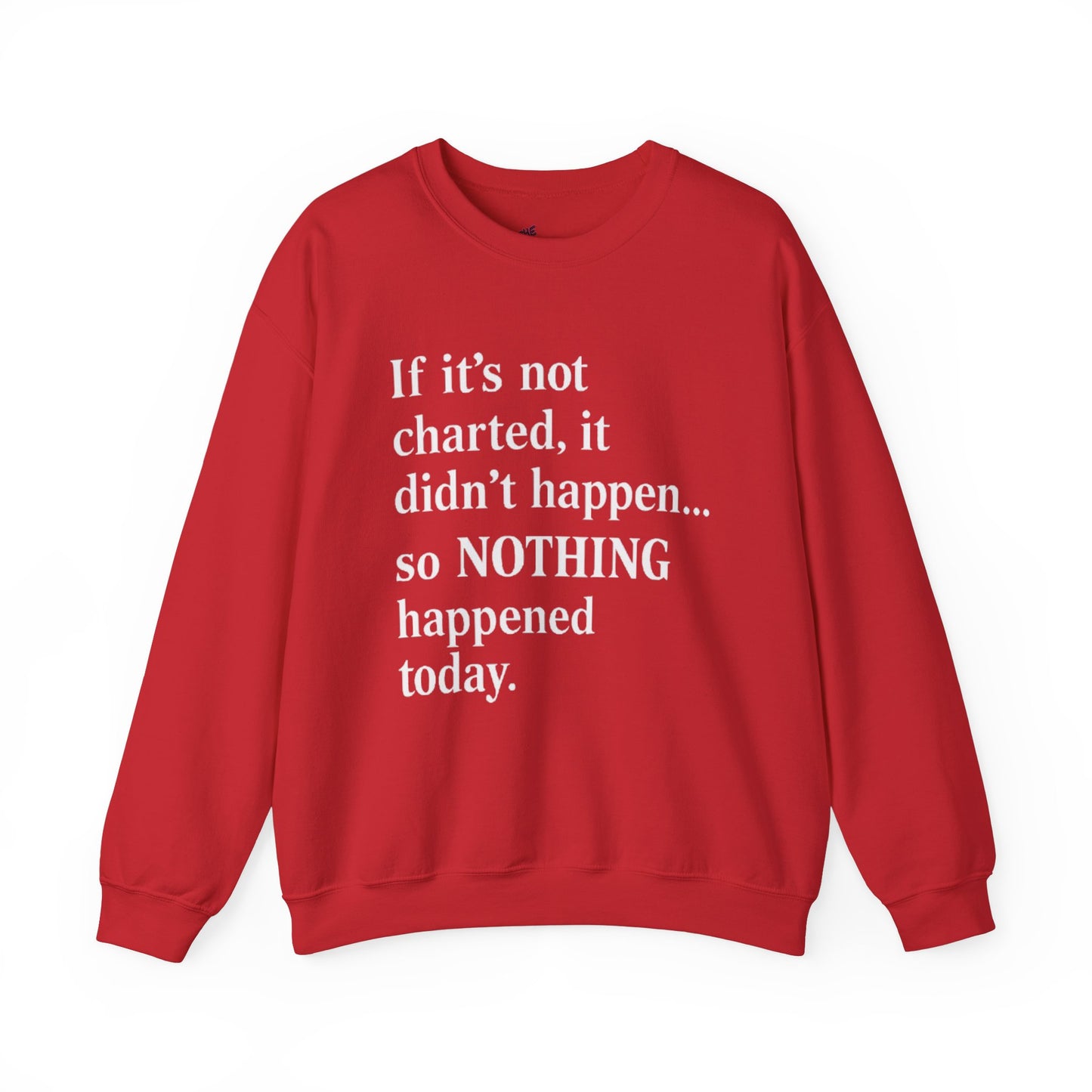 If it's not charted, it didn't happen... So NOTHING happened today.