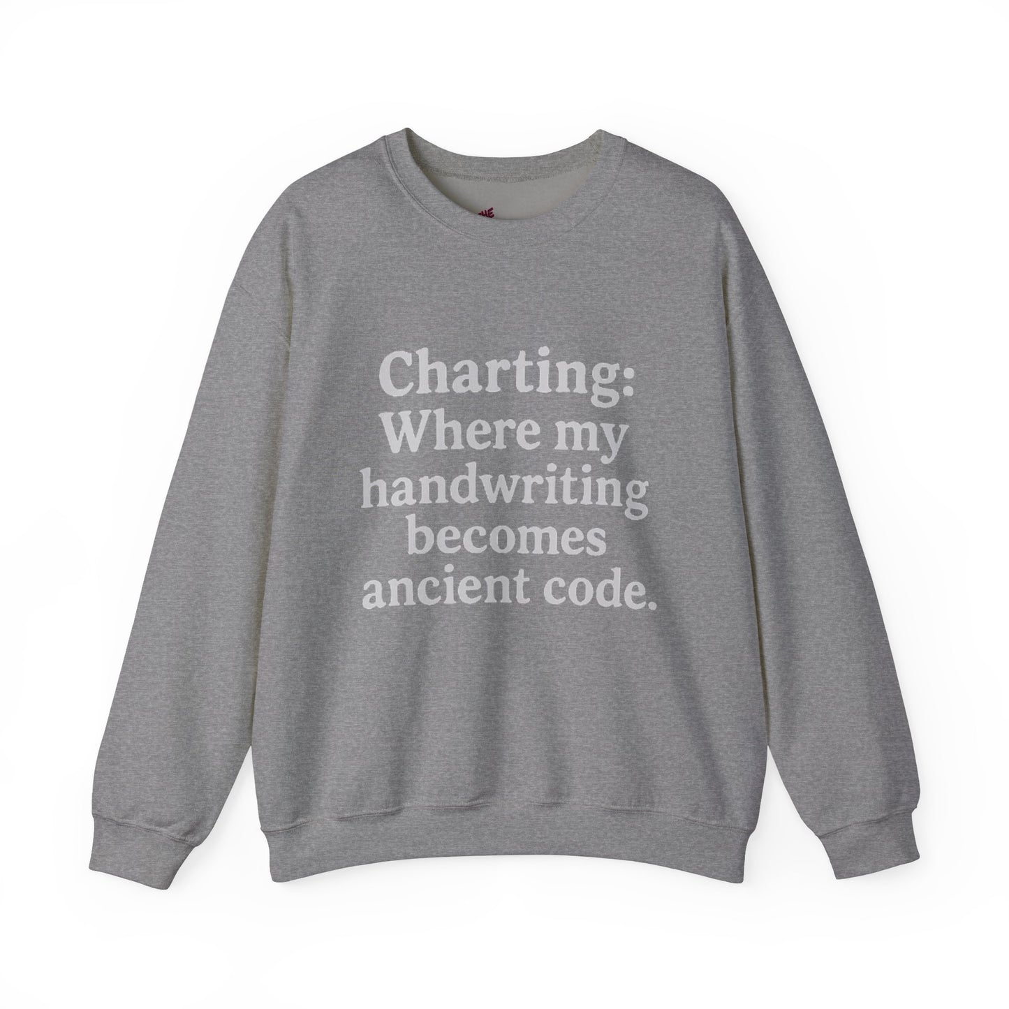 Charting: Where my handwriting becomes ancient code.