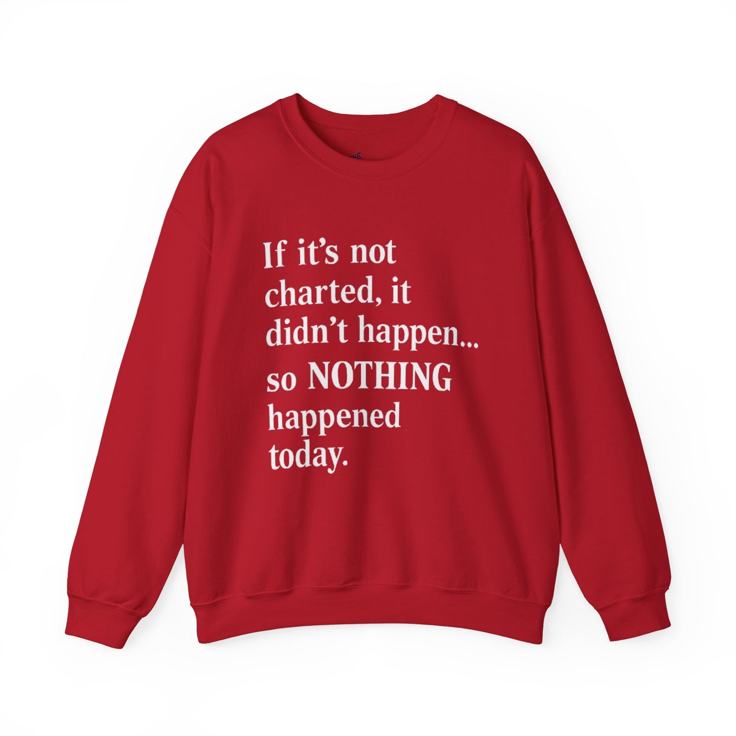 If it's not charted, it didn't happen... So NOTHING happened today.