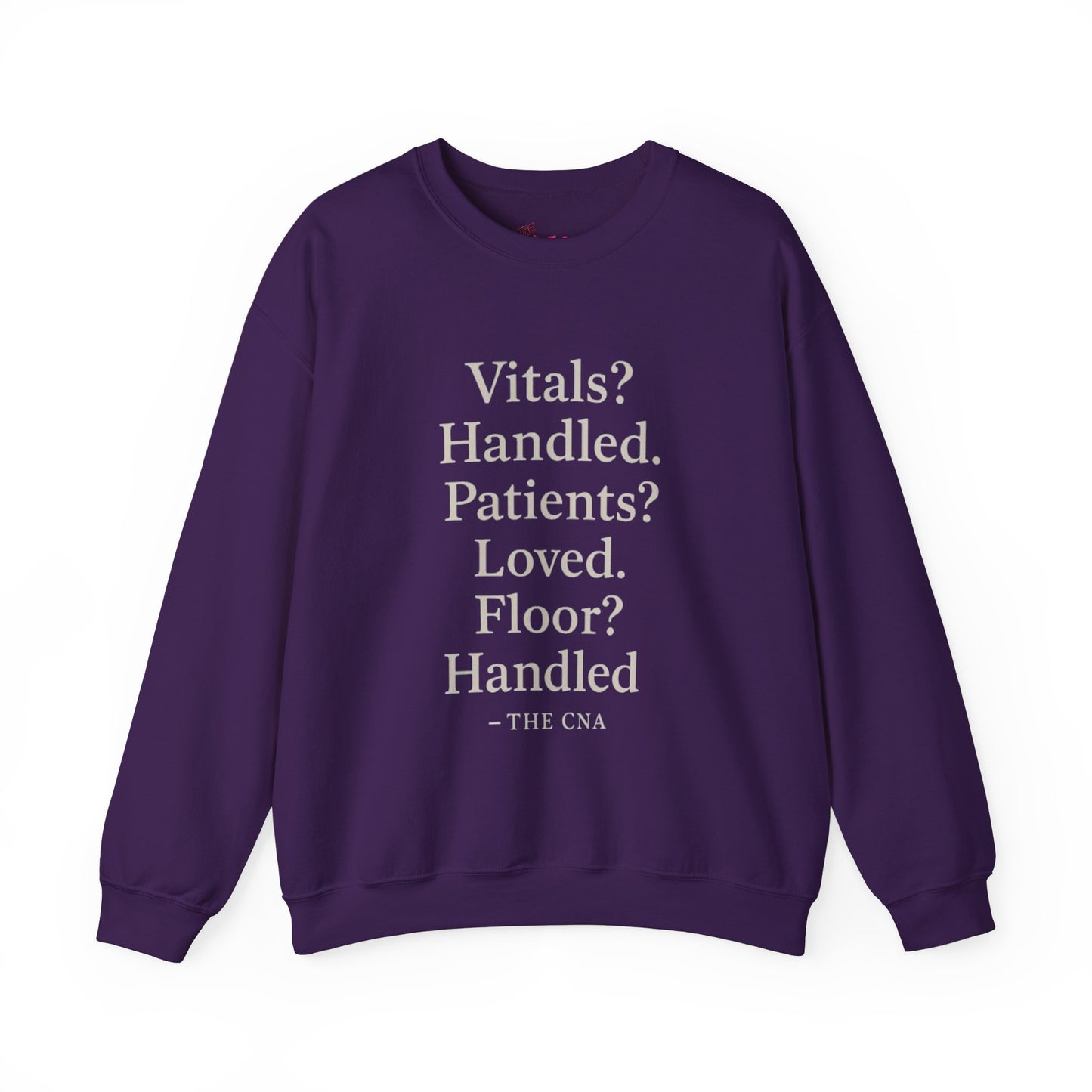 Vitals? Handled. Patients? Loved. Floor? Handled - THE CNA