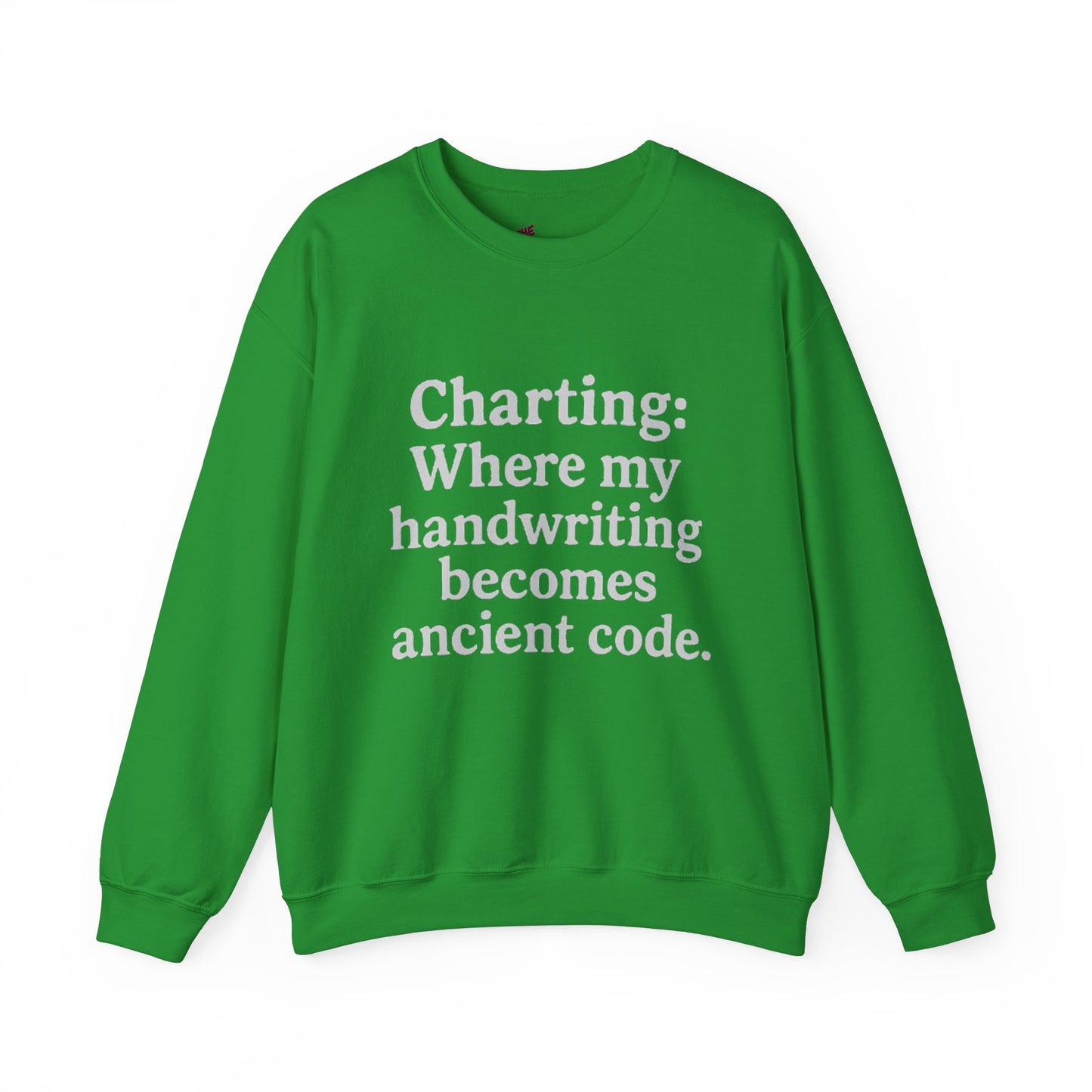 Charting: Where my handwriting becomes ancient code.