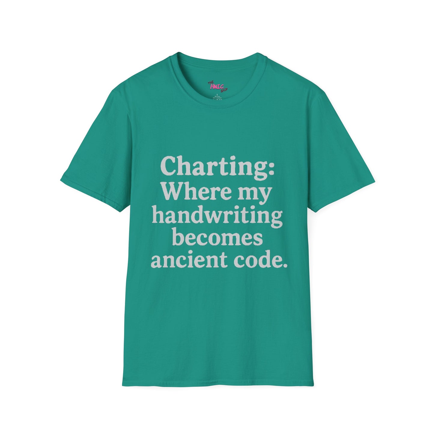 Where my handwriting becomes ancient code shirt (Unisex T-Shirt)