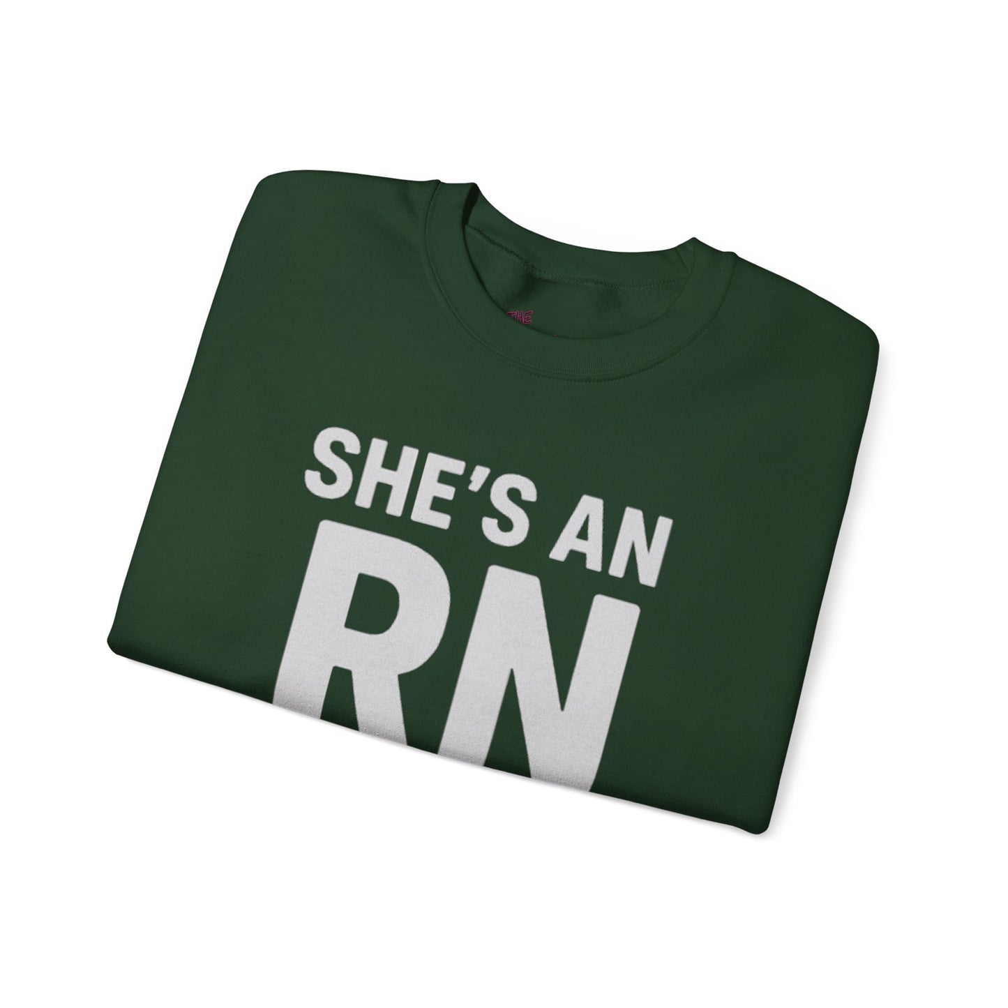 SHE'S AN RN THAT MEANS RESULTS NOW.