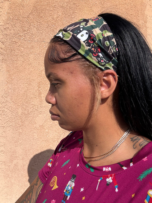 HELLO KITTY (CAMOUFLAGE) HEADBAND