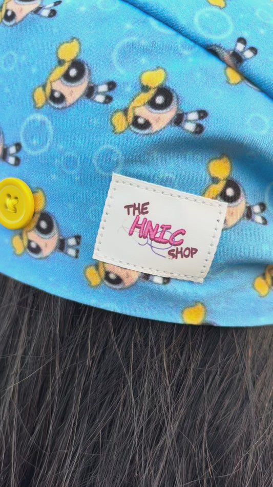 Powerpuff Nursing Scrub Cap